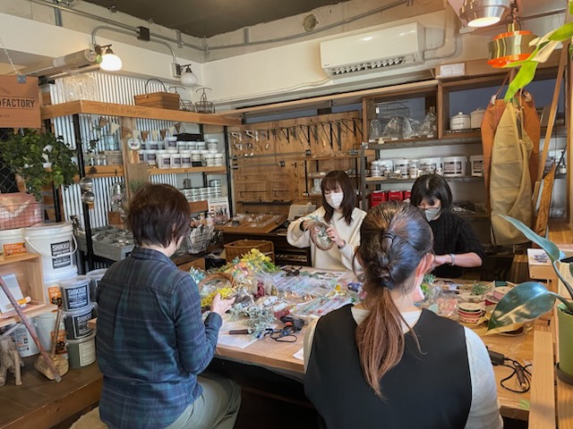 京都遊び場，リースづくりワークショップ京都，クリスマスイベント